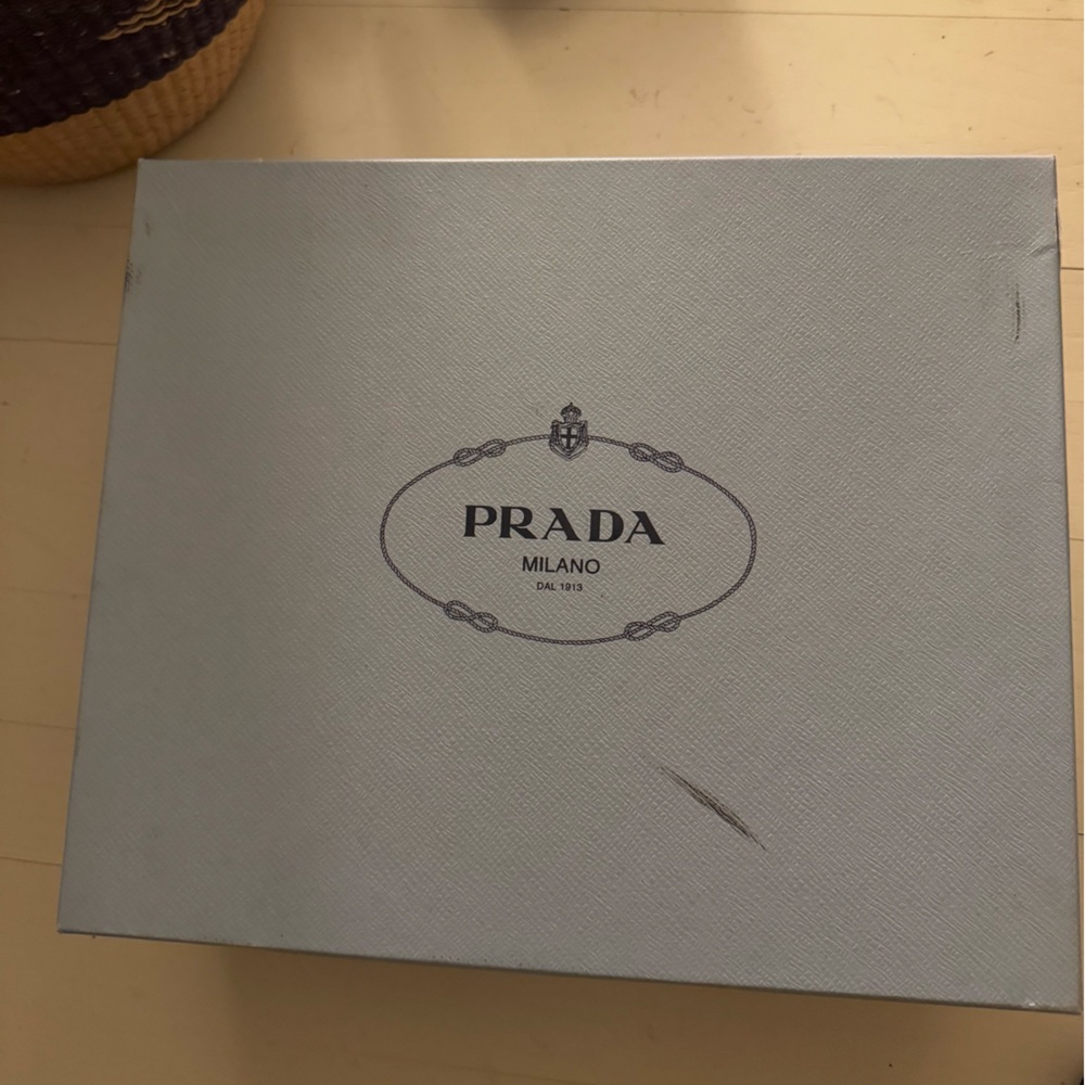 PRADA Spazzolato Oxford Platform Shoes - Picture 6 of 6